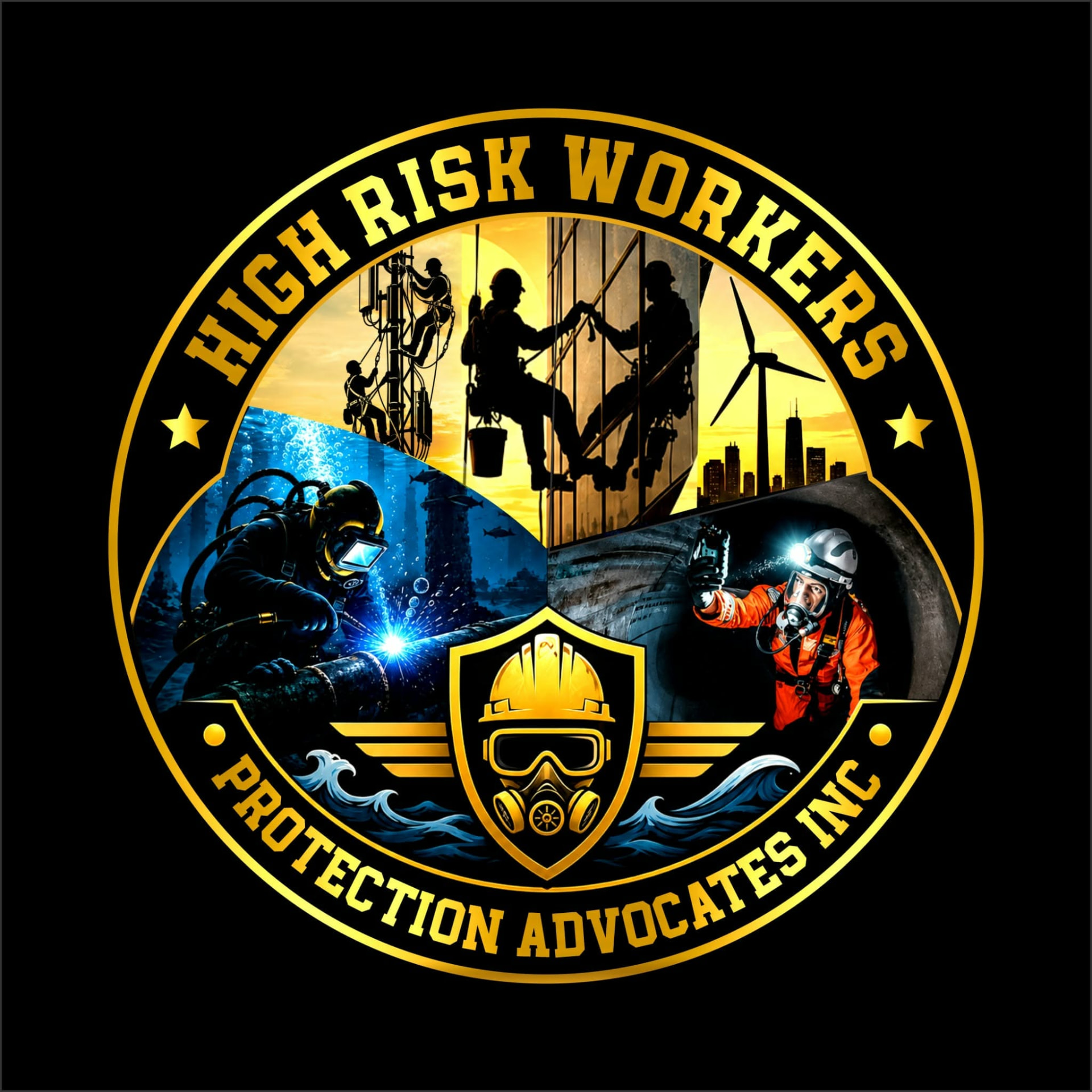 High Risk Workers Protection Advocates Inc. emblem